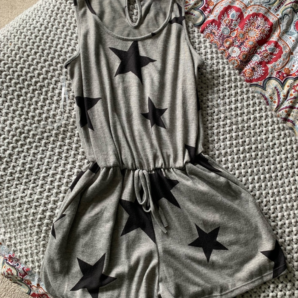 Pink Lily Romper